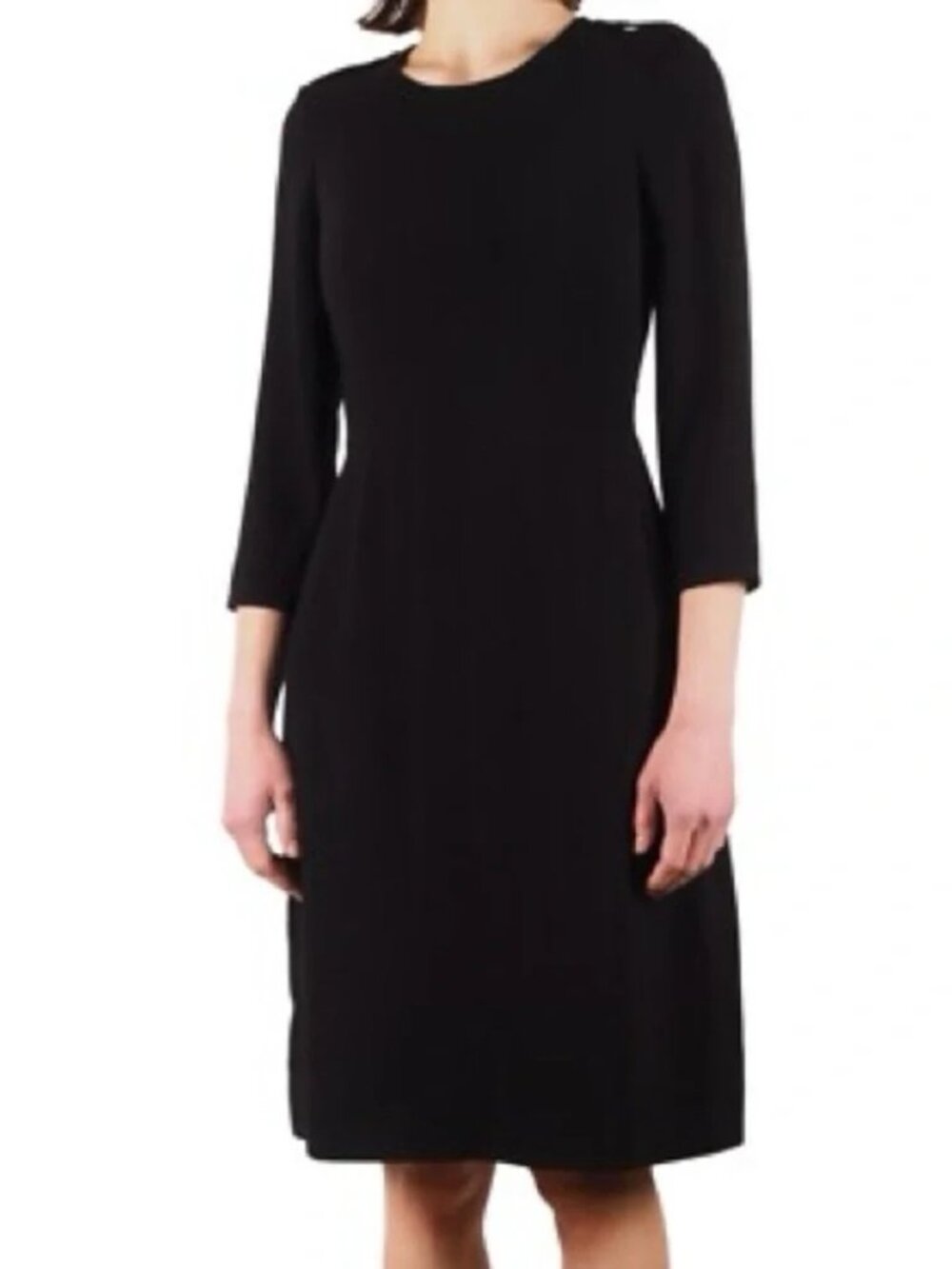 Burberry Brit black knit dress with zip-back size US12, fits ike a 6
